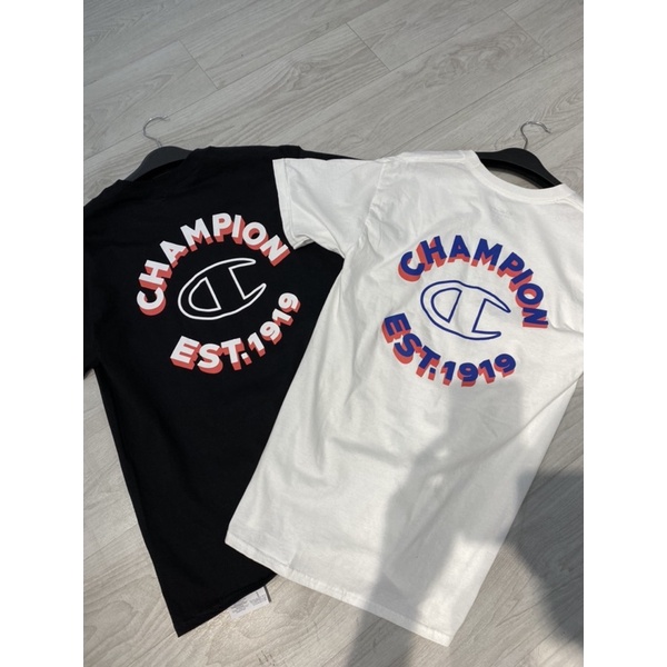 Áo thun Champion Tagless logo EST.1919 unisex - 100% AUTHENTIC MUA TRỰC TIẾP USA