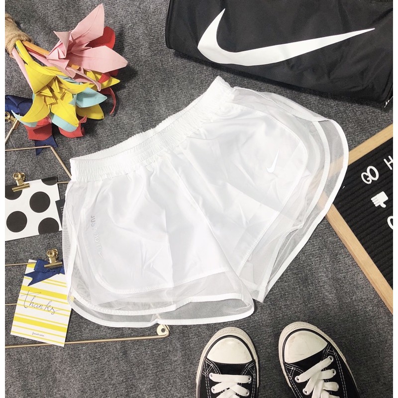 QUẦN SỌT 2 LỚP THỂ THAO GYM, SEXYDANCE, CHẠY BỘ, TENNIS DÀNH CHO NỮ VIỀN LƯỚI DỄ THƯƠNG