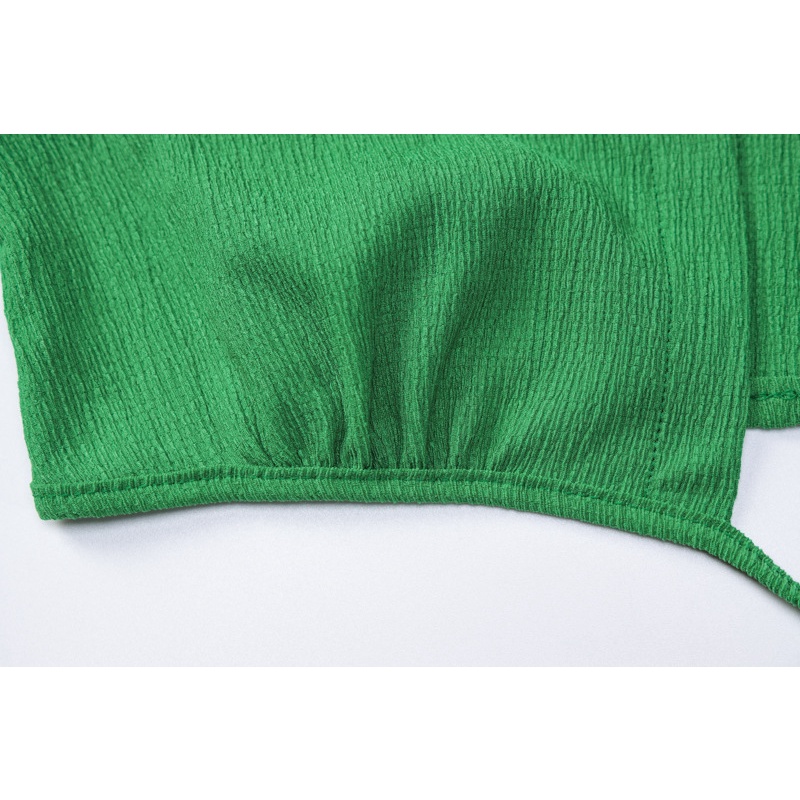 Bộ Áo Tay Dài Cổ Chữ V + Chân Váy Lưng Cao Xẻ Tà Thời Trang Dành Cho Nữ