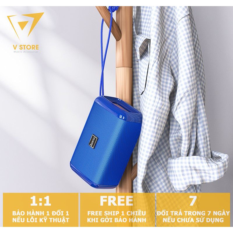 LOA BLUETOOTH NGHE NHẠC HOCO DS04 CẦM TAY MINI TWS THẺ NHỚ TF USB AUX 3.5