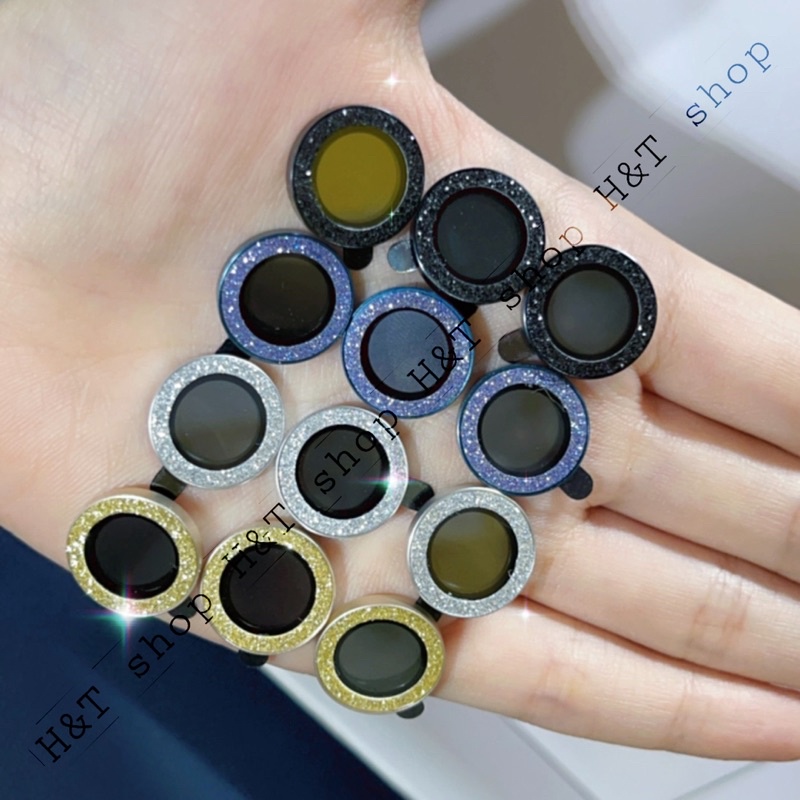 Kính cường lực camera nhũ kim tuyến iphone 13PRO / 13PROMAX / 12PRO / 12PROMAX / 11PRO / 11PROMAX