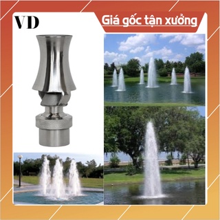Đầu phun nước nghệ thuật hình cây thông inox phi 21mm - 27mm - 34mm