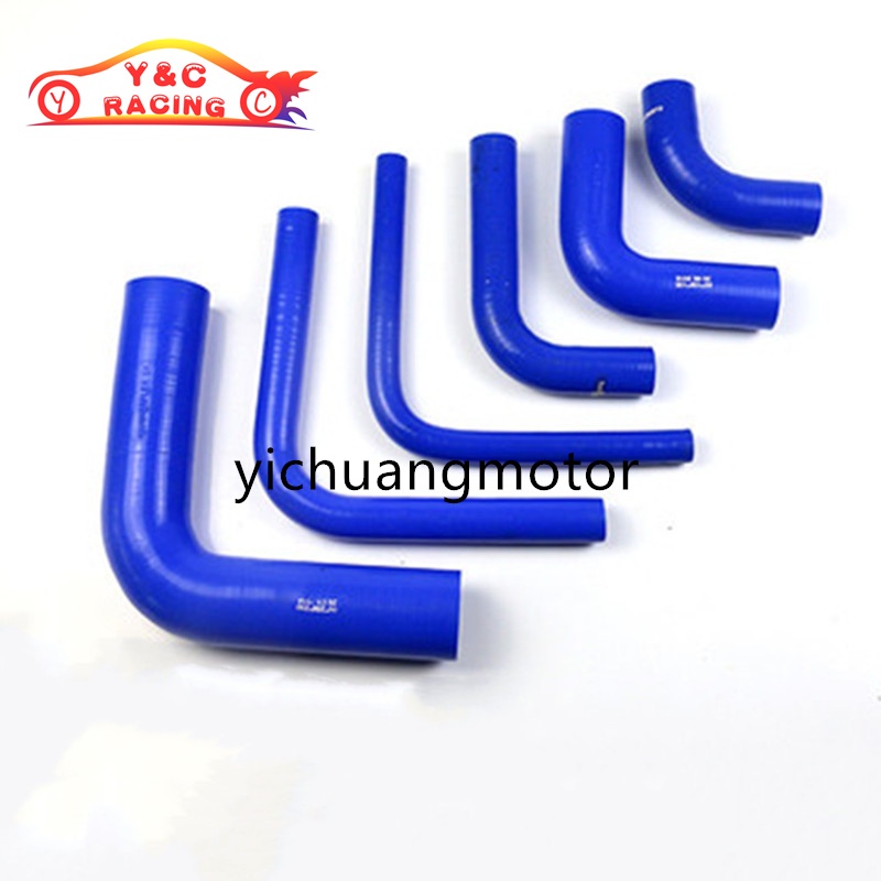 Ống silicone Nhỏ Chịu Nhiệt Cao 45 Độ / 90 Độ 6 / 8 / 10 / 12 / 14 / 16 / 20 / 22mm
