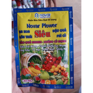 Phân bón siêu Kali vi lượng - ra hoa, lớn trái, đậu quả, phì củ gói 50g