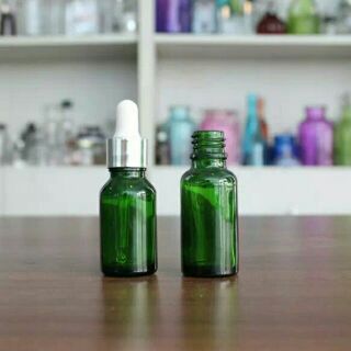 CHAI THỦY TINH SERUM MÀU XANH LÁ NÚP BÓP TỪ 10ML ĐẾN 100ML