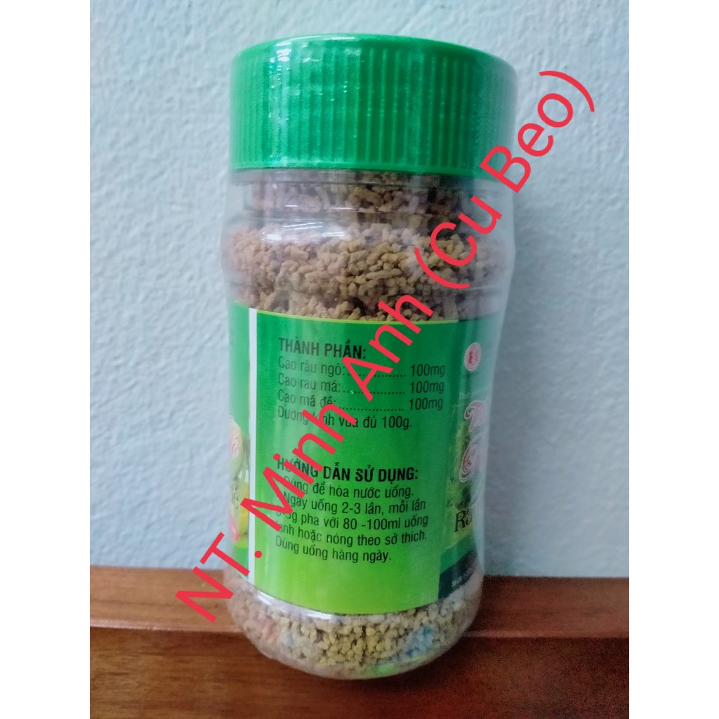 Trà Râu Ngô- Rau Má- HÀNG CHÍNH HÃNG- Thanh nhiệt, mát gan, lợi tiểu