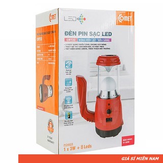 Đèn Pin Sạc kiêm đèn bàn đa năng Led Comet CRT22