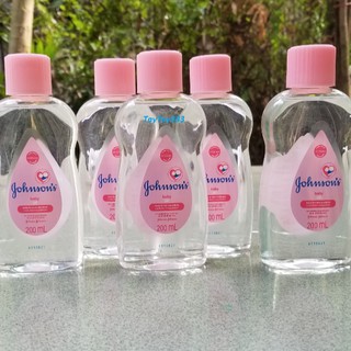 Combo 5 Chai Dầu Mát-xa và Dưỡng Ẩm Jonhson's Baby Oil 200ml