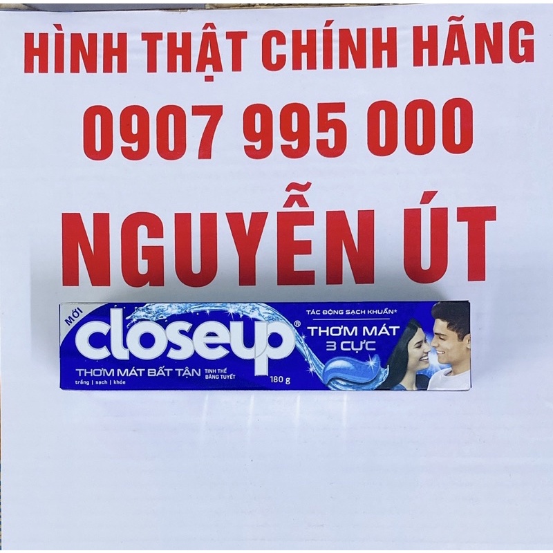 kem đánh răng closeup tinh thể băng tuyết 180g