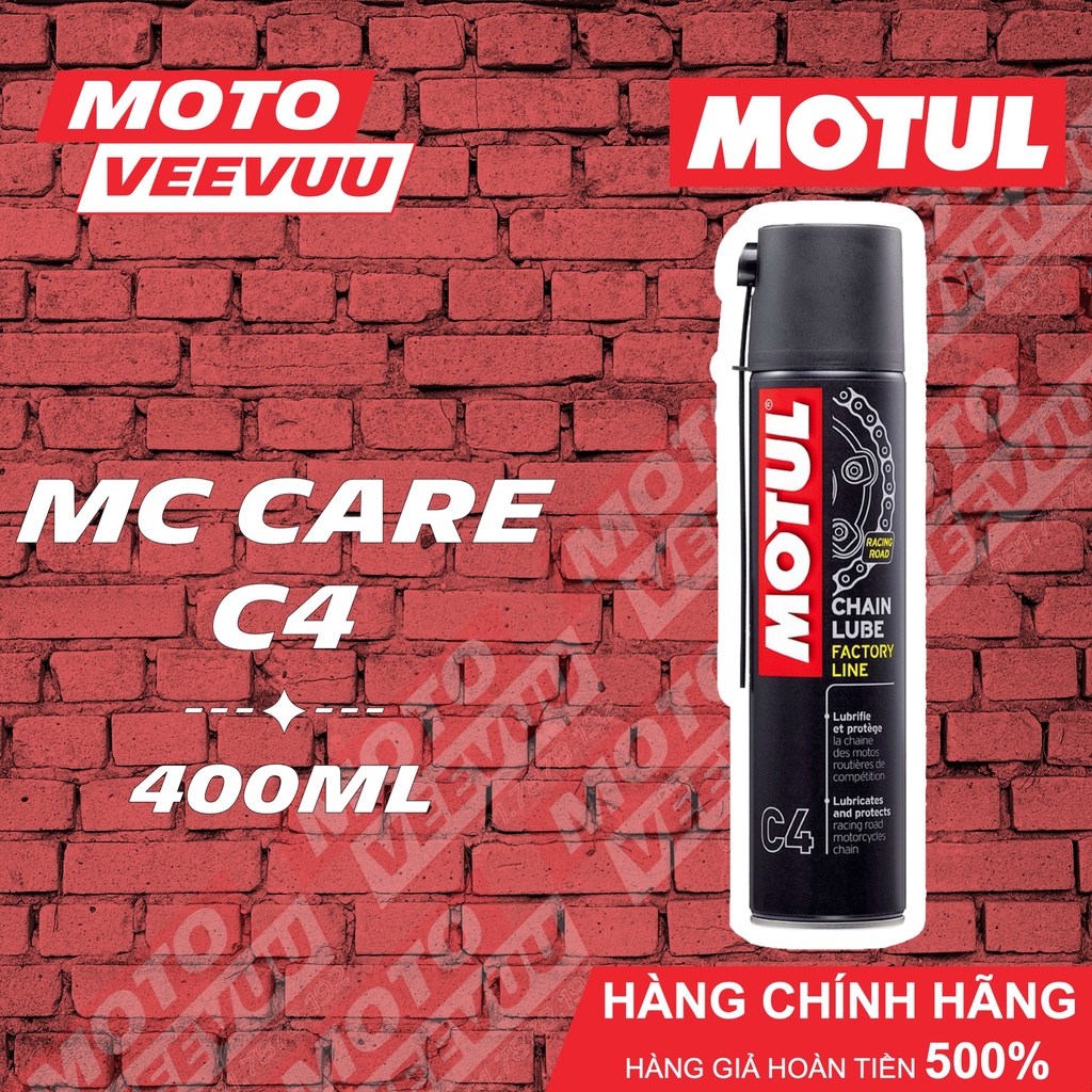 Dưỡng sên Motul MC CARE C4 Chain Lube Factory Line 400ml