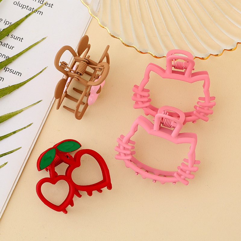 Kẹp tóc kim loại tùy chọn kiểu dáng đáng yêu dành cho nữ