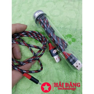 Cáp sạc nhanh dây lưới byz dài 1 mét