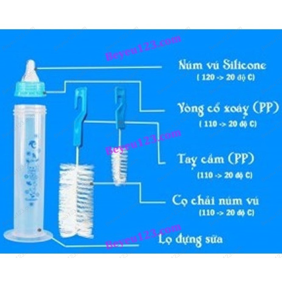 [Tặng kèm cọ vệ sinh] Dụng cụ hút sữa Xi lanh cầm tay cho mẹ 100ml GB BABY (Công nghệ Hàn Quốc)