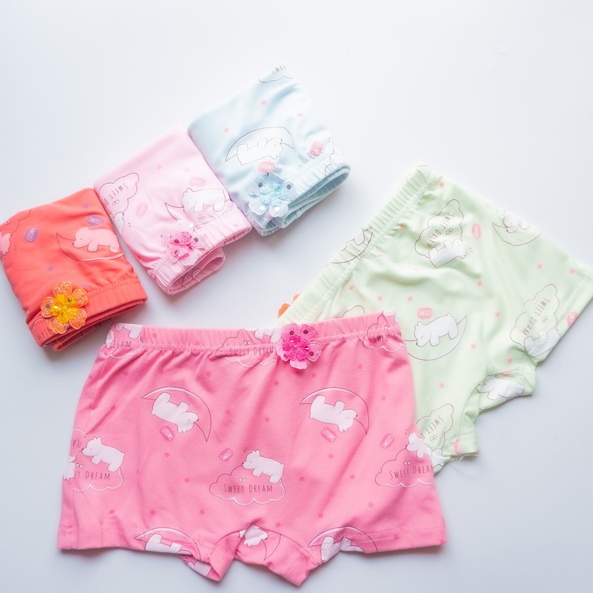 Quần Trẻ Em Cotton An Toàn Cho Bé Họa Tiết Dễ Thương DAN L&amp;U 0553