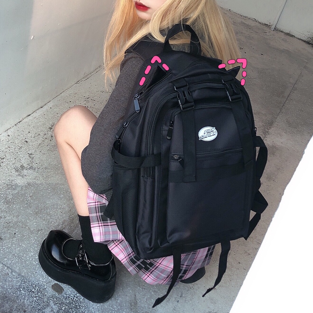 Ba Lô Đi Học Phong Cách Hàn Quốc Dễ Phối Đồ 22b47