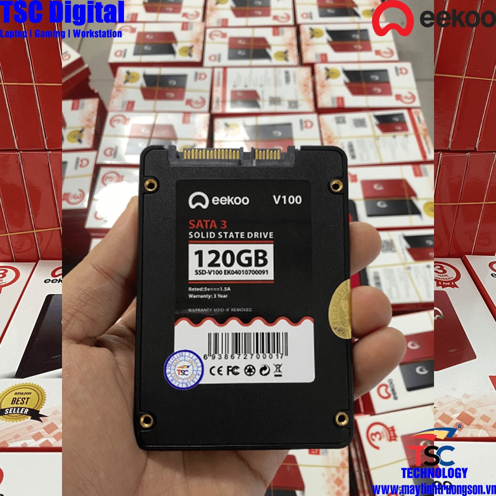 Ổ Cứng SSD EEKOO 120GB 2.5&quot; Sata3 6GB/S | Chính Hãng BH 36 Tháng