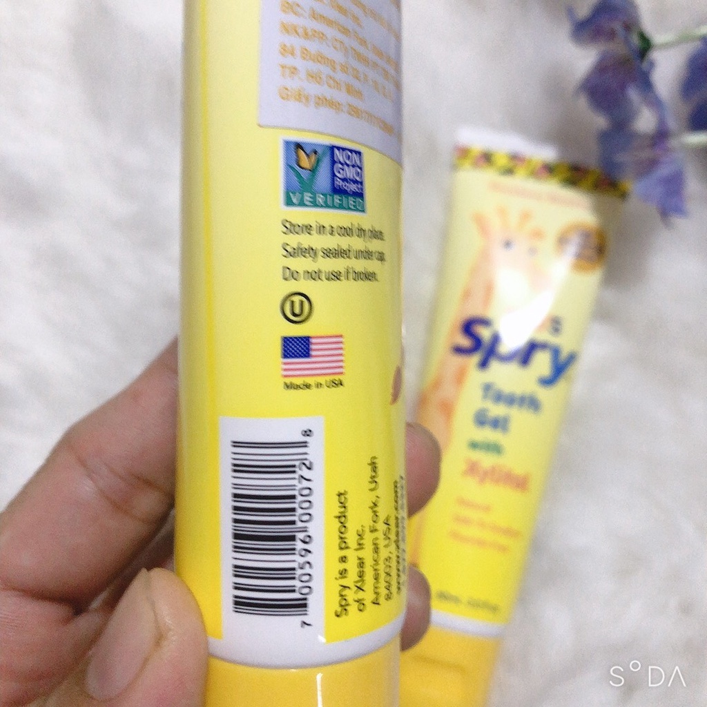 Kem đánh răng trẻ em Kid's Spry 60ml - Mỹ