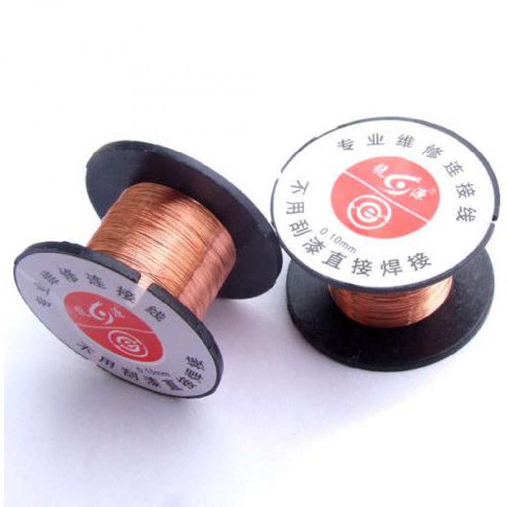 Cuộn Dây Đồng Quấn Động Cơ, Dây Câu Mạch 0.1mm