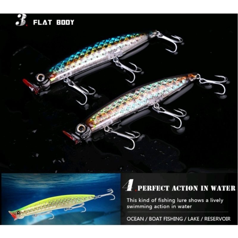 Cá giả Lure Poper 11cm 13gram