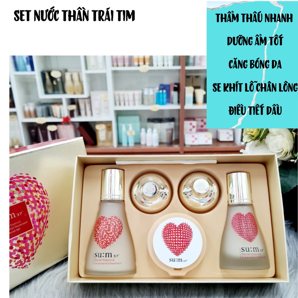 (Date 2024) Set nước thần su:m 37 secret Essence fundemtal treatment