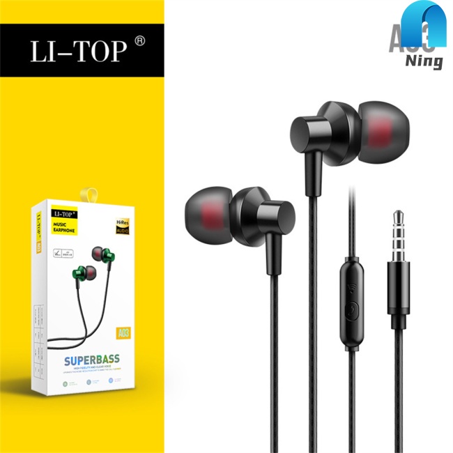 Tai Nghe Nhét Tai Ning A03 Có Micro Âm Thanh Stereo Sống Động