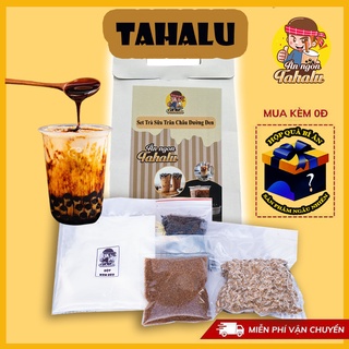 Trà Sữa Trân Châu Đường Đen Tự Pha TAHALU, Nguyên Liệu Làm Trà Sữa Trân Châu Đường Đen