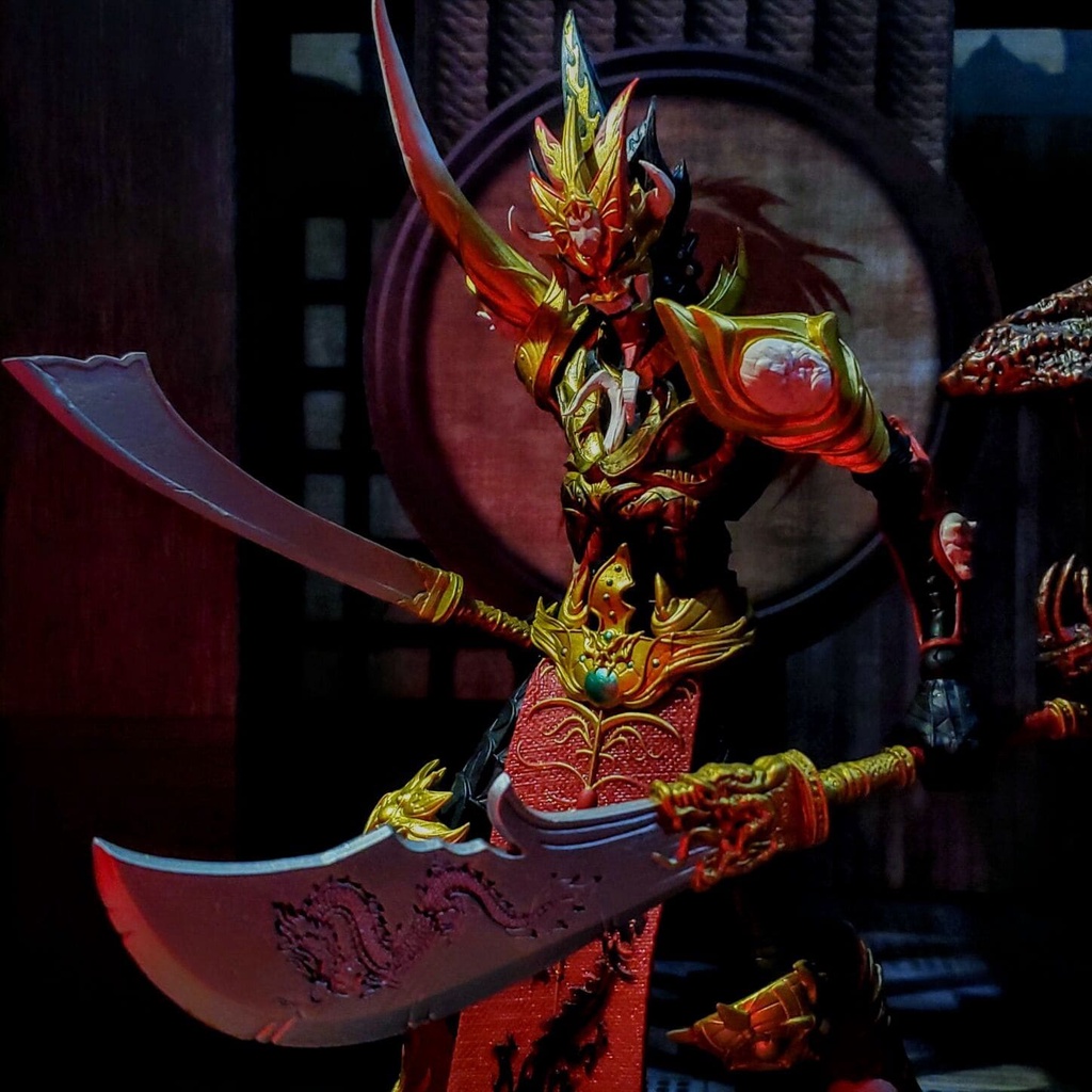 Mô hình Mortal Kombat Spawn 18cm Mandarin (Red) McFarlane Mô hình có khớp Nhựa PVC CHÍNH HÃNG MỸ MKMF11