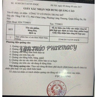 Thực phẩm chức năng Minh Nhãn Khang 30 viên