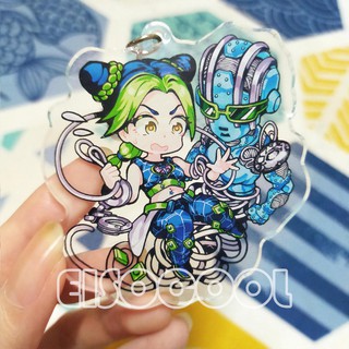 Móc khoá JOJO Bizarre Adventure viền trong (6 mẫu)
