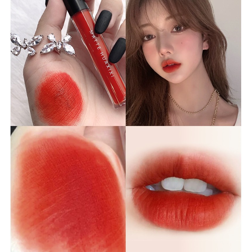 HUAXIXI 5 cái / set Lip Glaze Set Matte nhung không thấm nước Không phai Son bóng | BigBuy360 - bigbuy360.vn