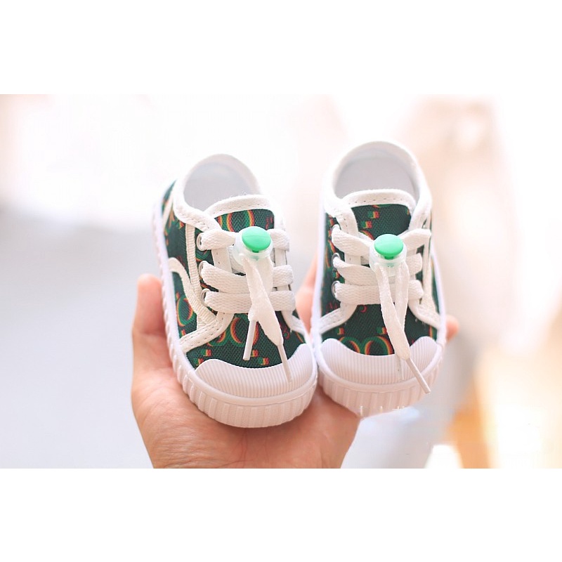 Giày Vải Canvas Đế Mềm Thời Trang Xuân Thu Cho Bé Trai Từ 1-3 Tuổi