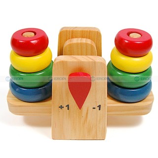 Đồ chơi gỗ Cân học toán