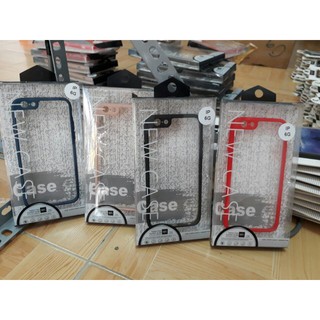 ỐP DẺO LƯNG TRONG VIỀN MÀU CHO IPHONE