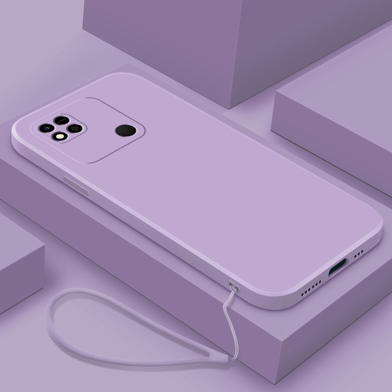 Ốp Điện Thoại Silicon Chống Trượt Có Dây Đeo Cho Xiaomi Poco C40 redmi 10C 10A redmi 10 2022 Redmi10C