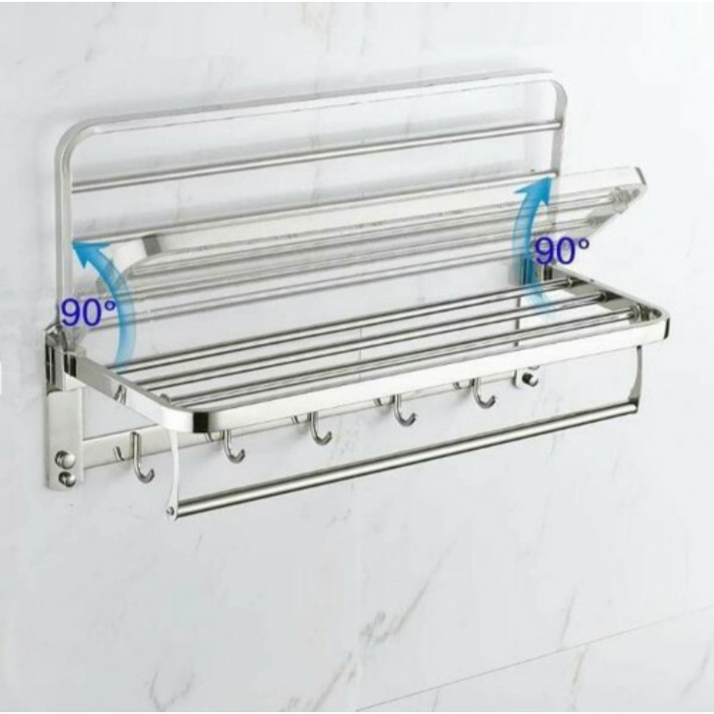 móc áo đa năng, Máng khăn xếp thẳng đứng, đa năng inox 304 Bóng | BigBuy360 - bigbuy360.vn