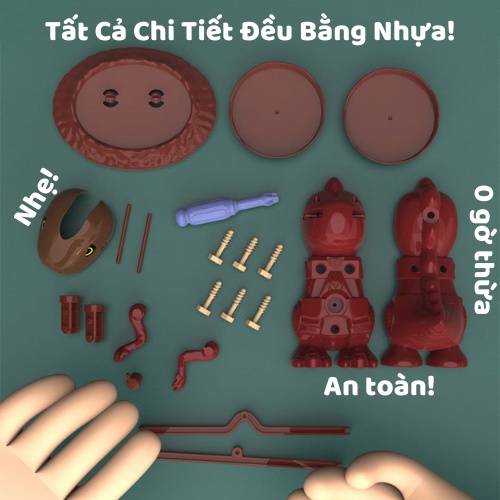 Đồ Chơi Khủng Long Cân Bằng Hulo Toys Giáo Dục Toán Học - Đồ Chơi Giáo Dục, Đồ Chơi Phát Triển Trí Tuệ