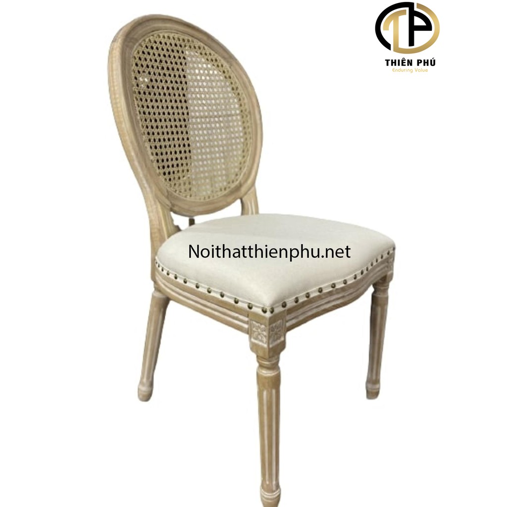 Ghế Louis Không Tay Tựa Mây Xuất Khẩu