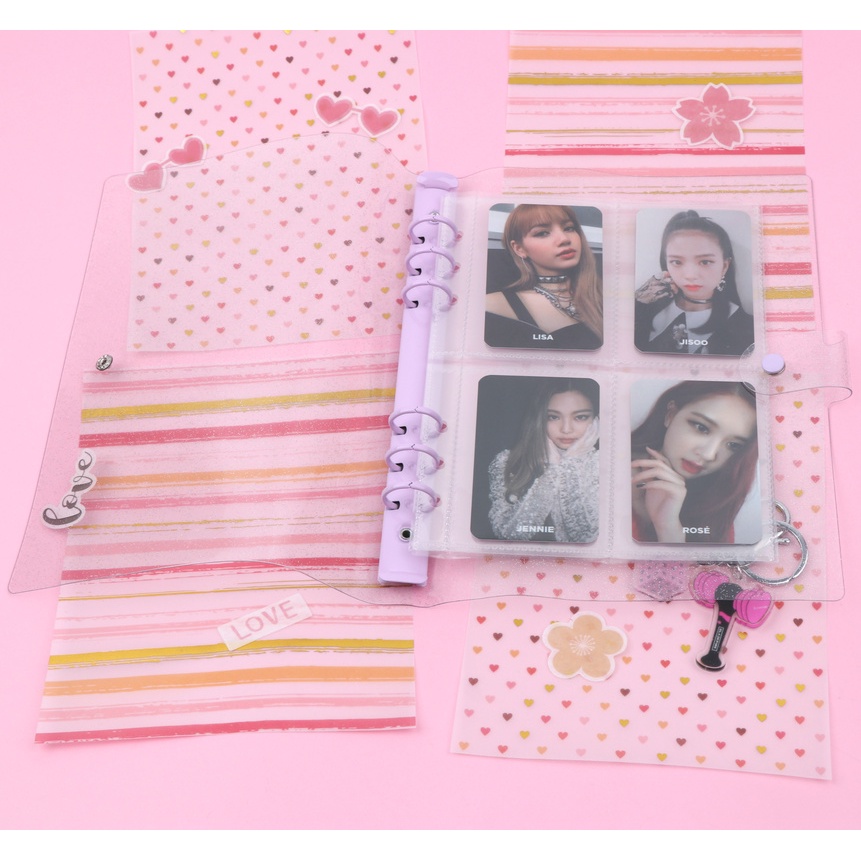 Album A5 Trong Suốt Lưu Trữ Thẻ Thần Tượng Hàn Quốc