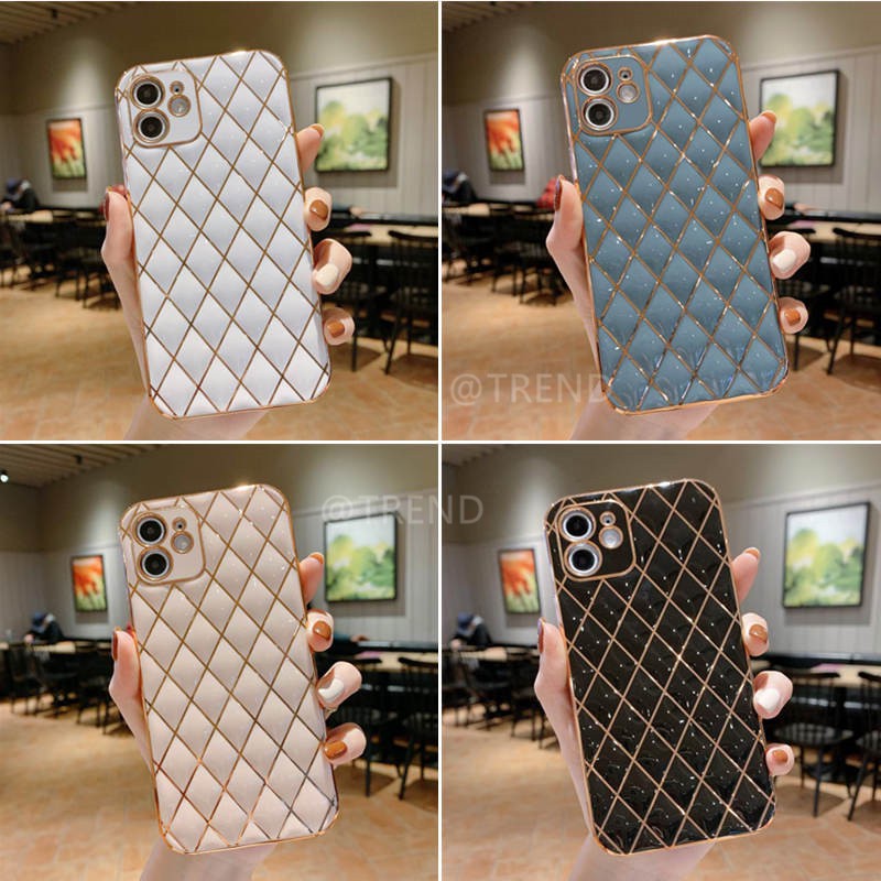 Ốp điện thoại silicon mềm phong cách sang trọng cho Iphone 7 8 Plus X XS XR MAX 11 Pro 12 MiNi SE