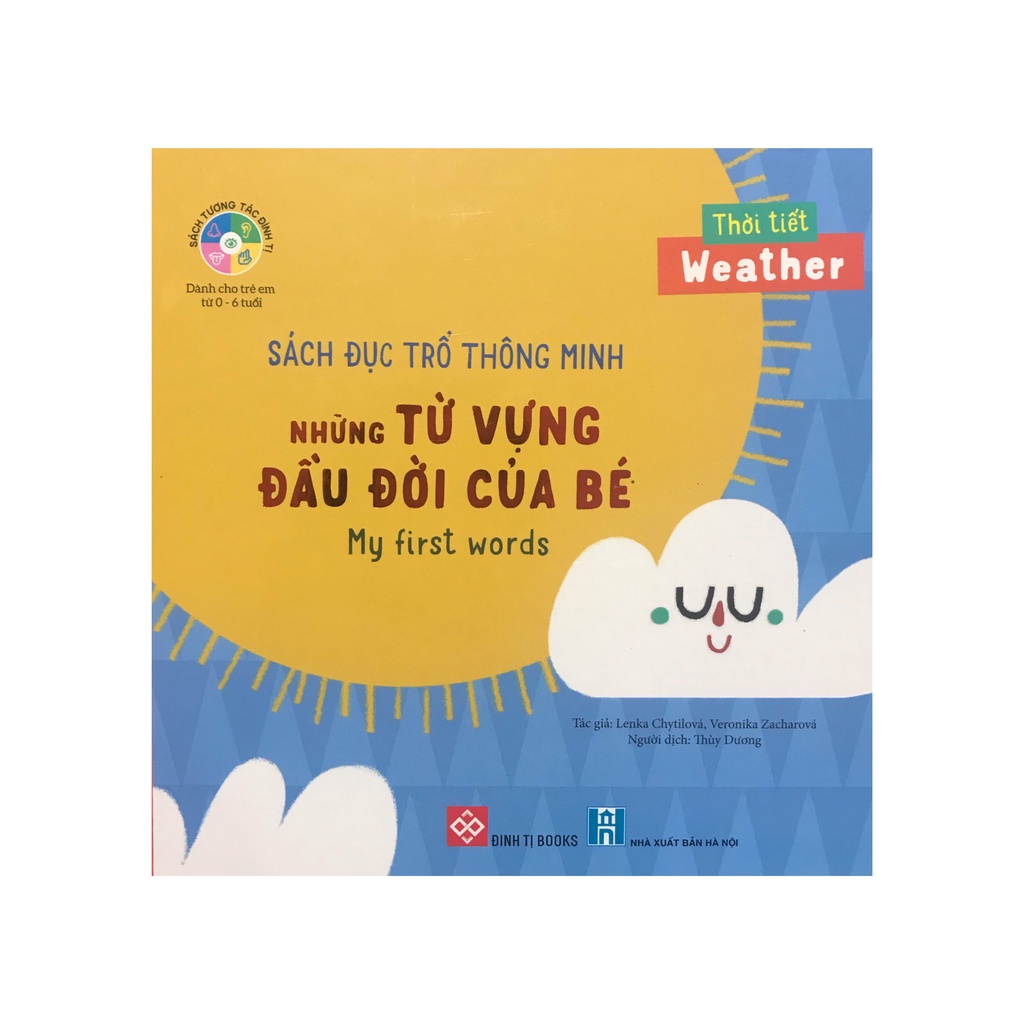 Sách  - Những từ vựng đầu đời của bé : Thời tiết