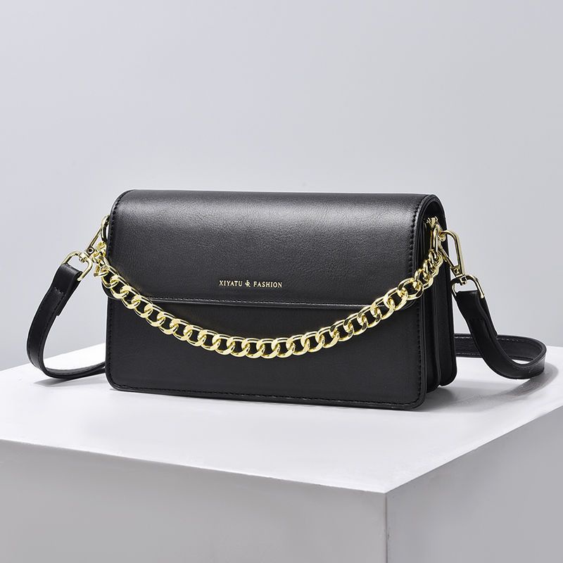 Túi Đeo Vai Hình Vuông Cỡ Nhỏ Màu Trơn Đơn Giản Thời Trang Cho Nữ