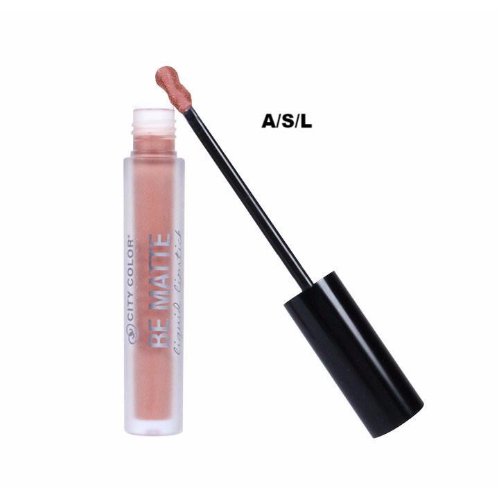 [Mã FMCGM50 - 8% đơn 250K] Son Môi CityColor Be Matte Liquid Lipstick 2.9g