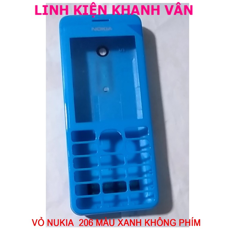 VỎ NOKIA 206 MÀU XANH KHÔNG PHÍM