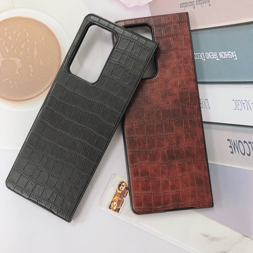 Ốp Điện Thoại Da Gấp Gọn Chống Rơi Phong Cách Hàn Quốc Cho Samsung Galaxy Z Fold 2 W21 F9160 5G