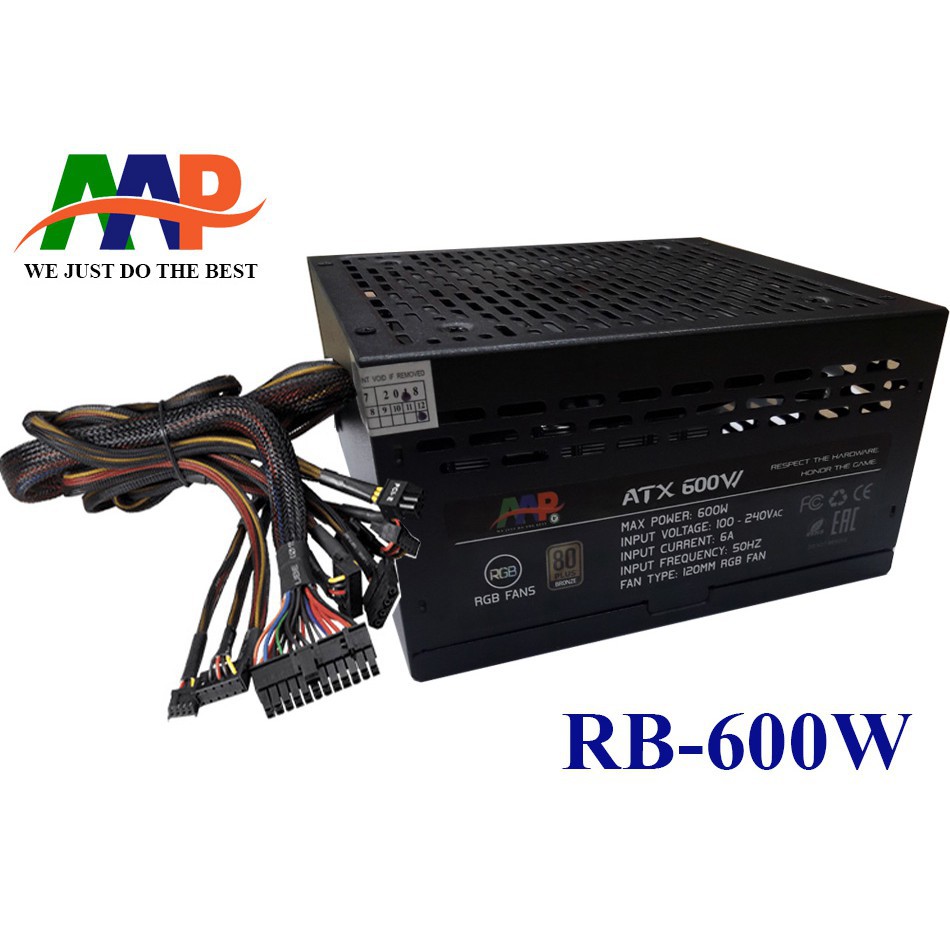 Nguồn AAP RB-600W. Vi Tính Quốc Duy