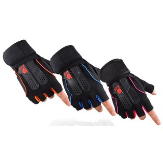 Bán buôn - Găng tay tập gym ỐC SÊN có cuốn cổ tay, đệm lòng bàn tay - Găng tay thể thao đa năng