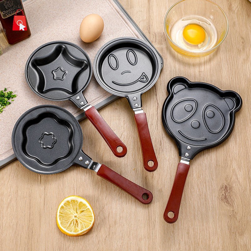 Chảo Chiên Trứng Ốp La Hình Động Vật Hoạt Hình Bằng Sắt Không Dính JP1
