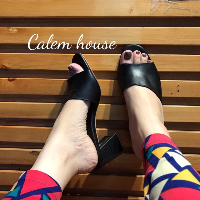 Guốc PRIVE quai bản xéo