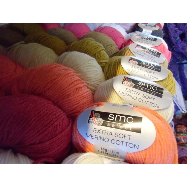 Cuộn Len SMC EXTRA SOFT MERINO COTTON