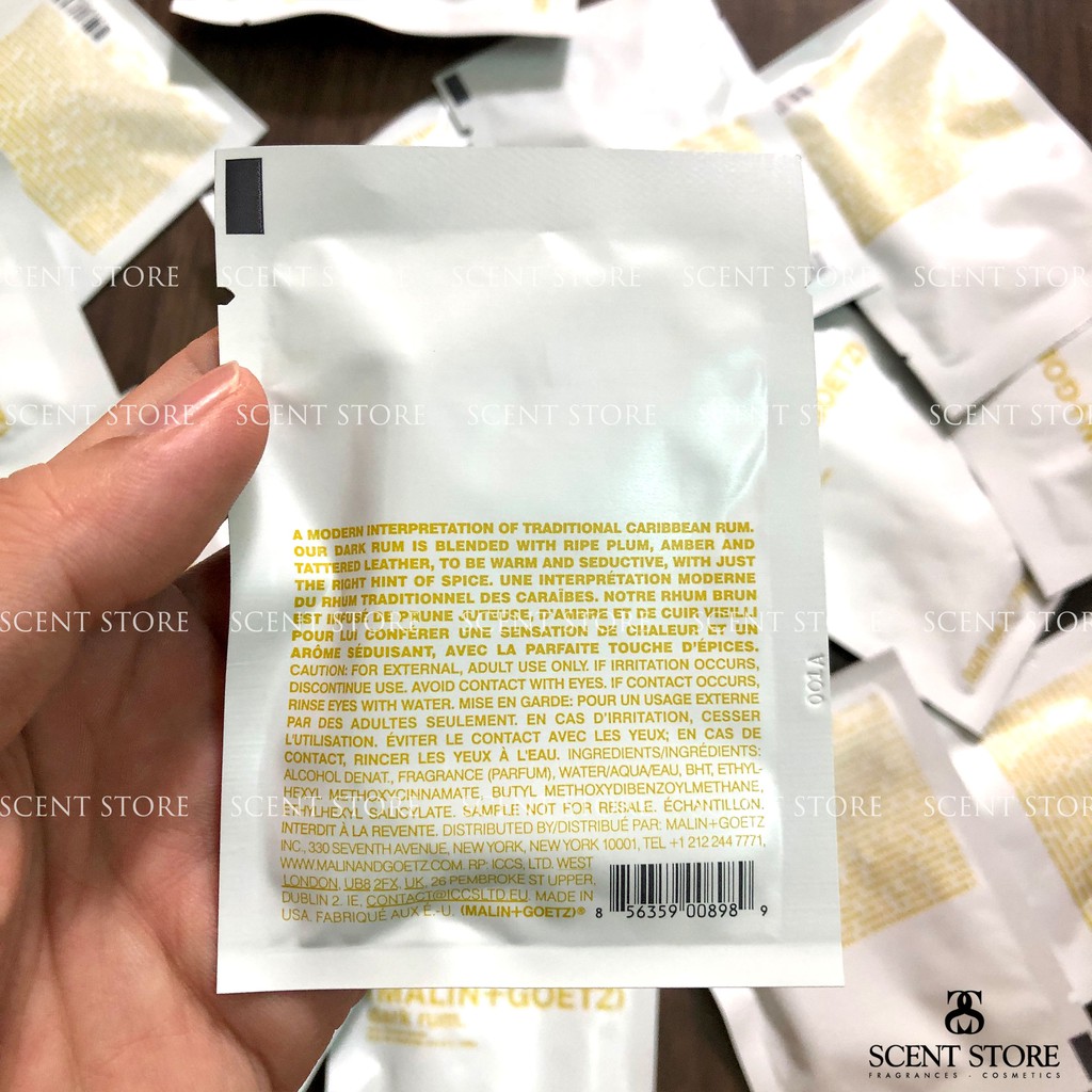 Scentstorevn - Vial chính hãng nước hoa Malin+Goetz Dark Rum [0.75ml]
